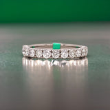 Maya Lianna Half Shank .74 cttw Diamond Anniversary Band 02426