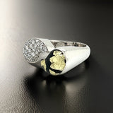 New Designer Soho Of Italy Diamond Inlay Ring 13811