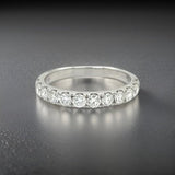 Maya Lianna 0.74 Ctw. Diamond and 14K White Gold Wedding Band