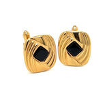 New Designer Dolan & Bullock Onyx 14K Yellow Gold Cuff Links 13774