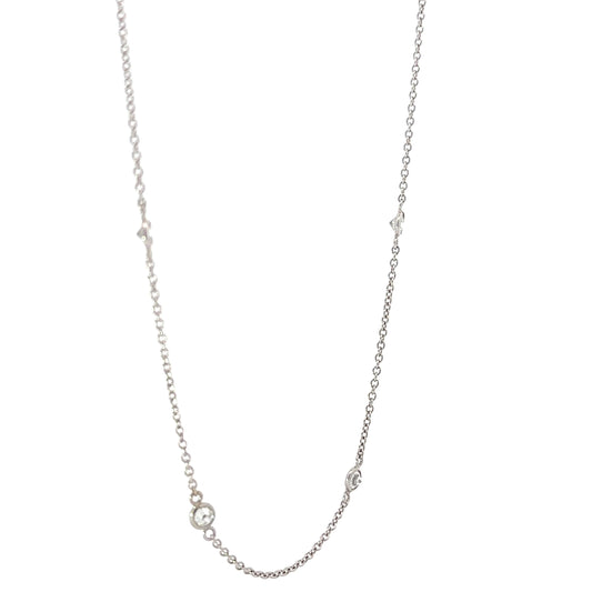 2.62 CTTW Station Necklace