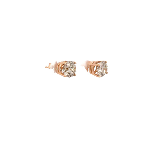 2.01 CTTW Studs Earrings