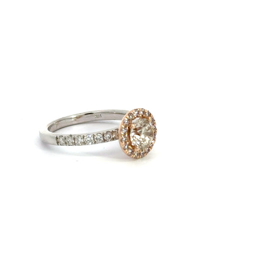 1.60 CTTW Halo Ring