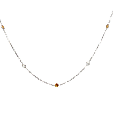 2.70 CTTW Station Necklace