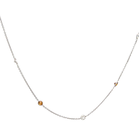 3.72 CTTW Station Necklace