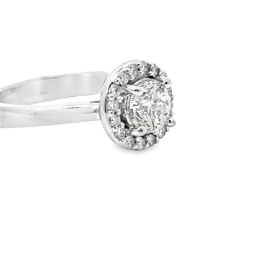 1.26 CTTW Halo Ring
