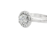1.26 CTTW Halo Ring