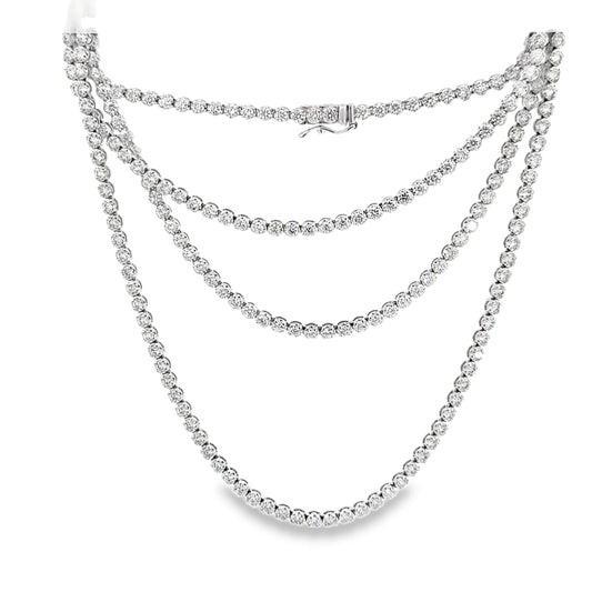 8.00 CTTW Straight-line Necklace