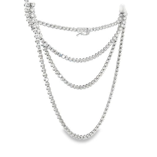 8.00 CTTW Straight-line Necklace