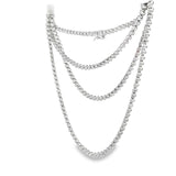 8.00 CTTW Straight-line Necklace