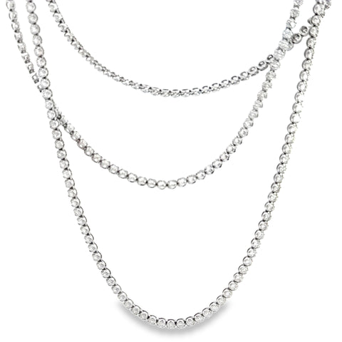 8.15 CTTW Straight-line Necklace