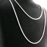 8.09 CTTW Straight-line Necklace