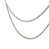 6.17 CTTW Straight Line Necklace