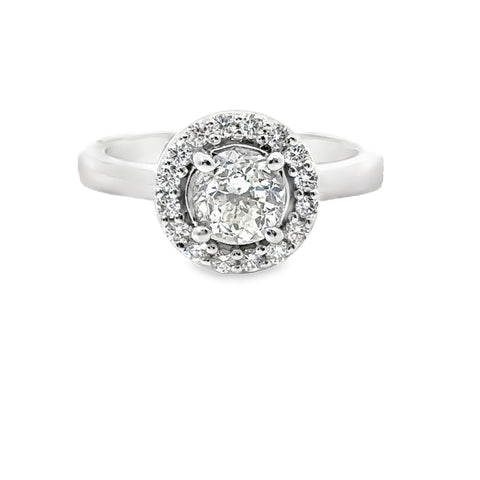1.23 CTTW Halo Ring