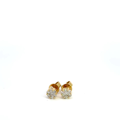 0.25 CTTW Cluster Earrings
