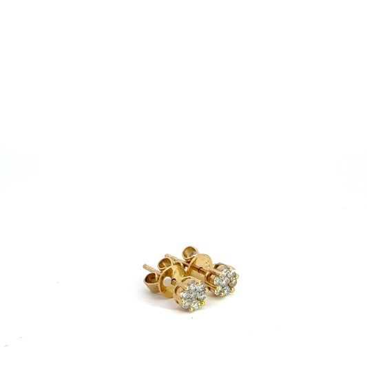 0.25 CTTW Cluster Earrings