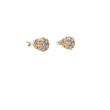 0.75 CTTW Cluster Earrings