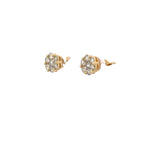 0.75 CTTW Cluster Earrings