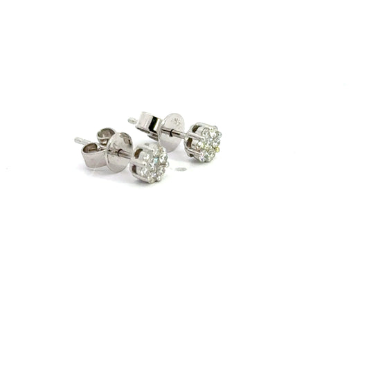 0.25 CTTW Cluster Earrings