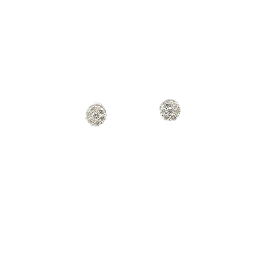 0.25 CTTW Cluster Earrings