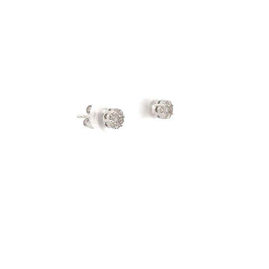 0.25 CTTW Cluster Earrings