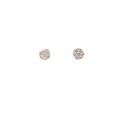 0.50 CTTW Cluster Earrings