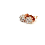 0.50 CTTW Cluster Earrings