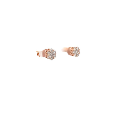 0.50 CTTW Cluster Earrings