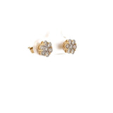 1.00 CTTW Cluster Earrings