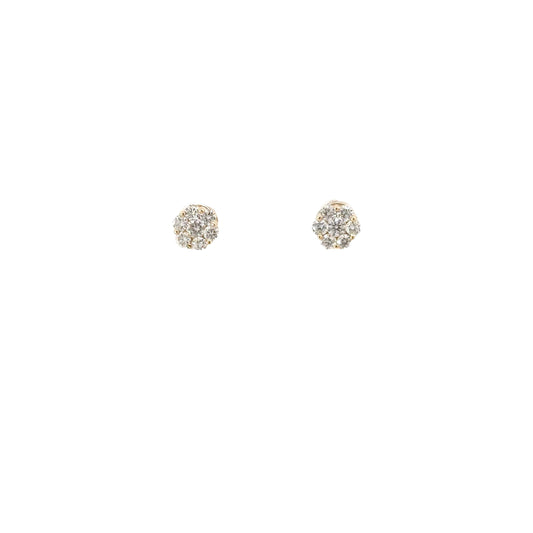 0.50 CTTW Cluster Earrings