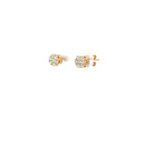 0.50 CTTW Cluster Earrings