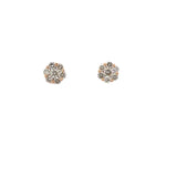 0.75 CTTW Cluster Earrings