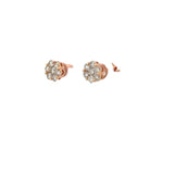 0.75 CTTW Cluster Earrings