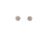 1.00 CTTW Cluster Earrings