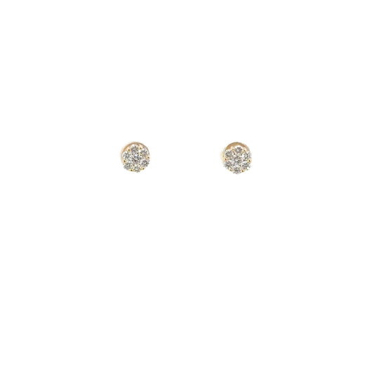 0.25 CTTW Cluster Earrings