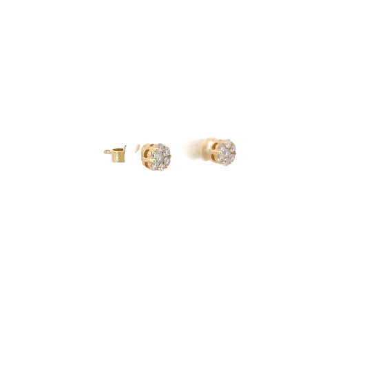 0.25 CTTW Cluster Earrings