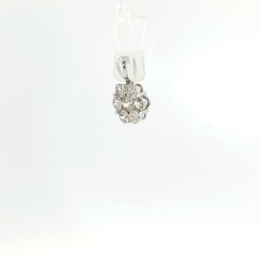 1.00 CTTW Cluster Pendant