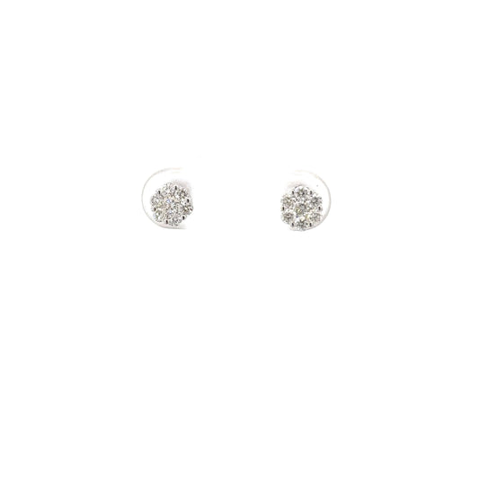 0.50 CTTW Cluster Earrings