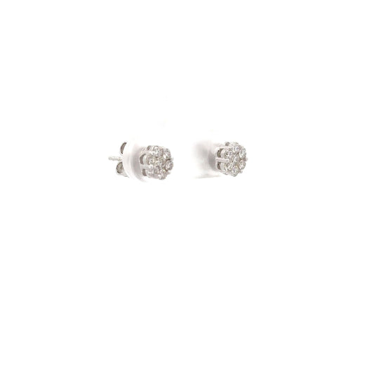 0.50 CTTW Cluster Earrings