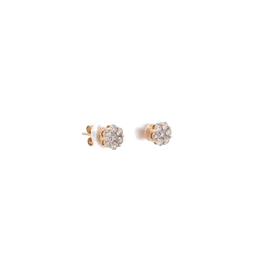 0.75 CTTW Cluster Earrings