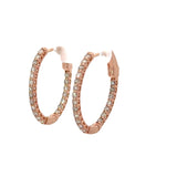 1.00 CTTW Hoops Earrings