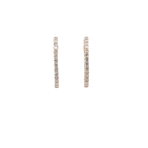 2.00 CTTW Hoops Earrings