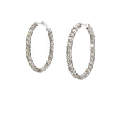 4.00 CTTW Hoops Earrings