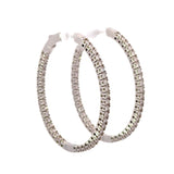 2.50 CTTW Hoops Earrings