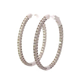 2.50 CTTW Hoops Earrings