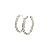 3.00 CTTW Hoops Earrings