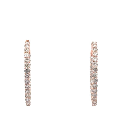 4.30 CTTW Hoops Earrings