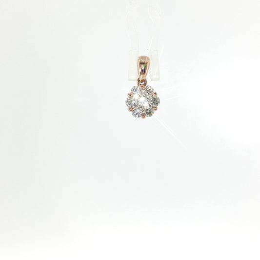 0.50 CTTW Cluster Pendant