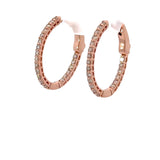 0.75 CTTW Hoops Earrings