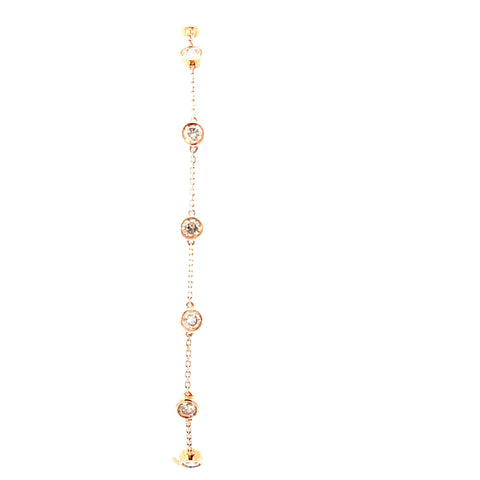 1.00 CTTW Station Bracelet